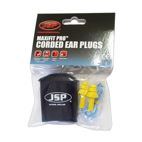 Jsp Maxifit Pro Oordoppen met Koord — 1 Paar (Retail Hangverpakking)
