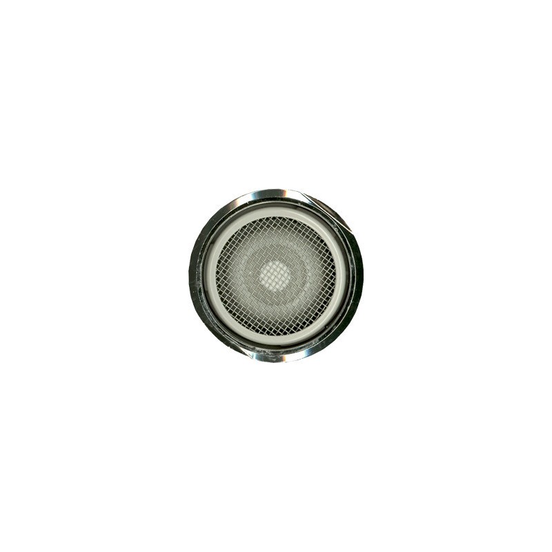 1 Straalbreker m 24x1 Verchroomd Pl.zak