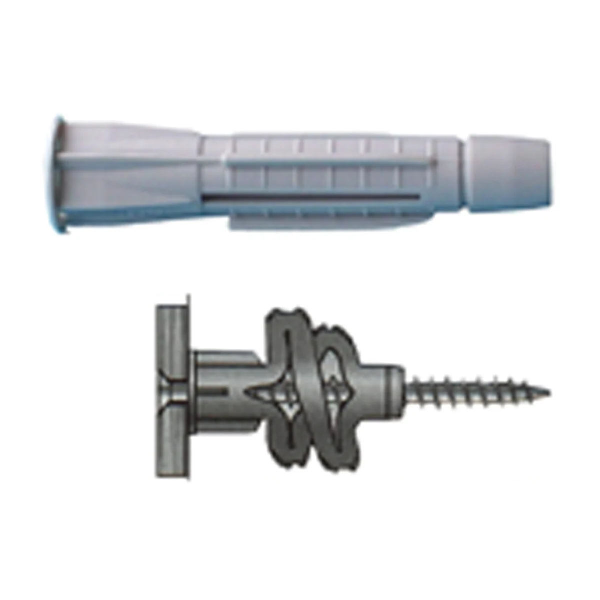 100 Universele Pluggen, Grijs 8 mm