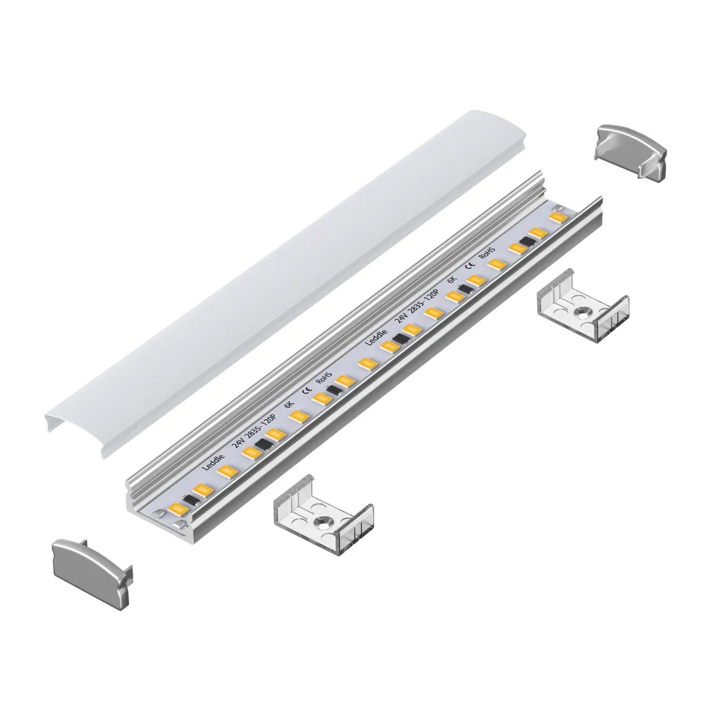 109012 - 1 m Led Profile Surface Alu-Ldp 2