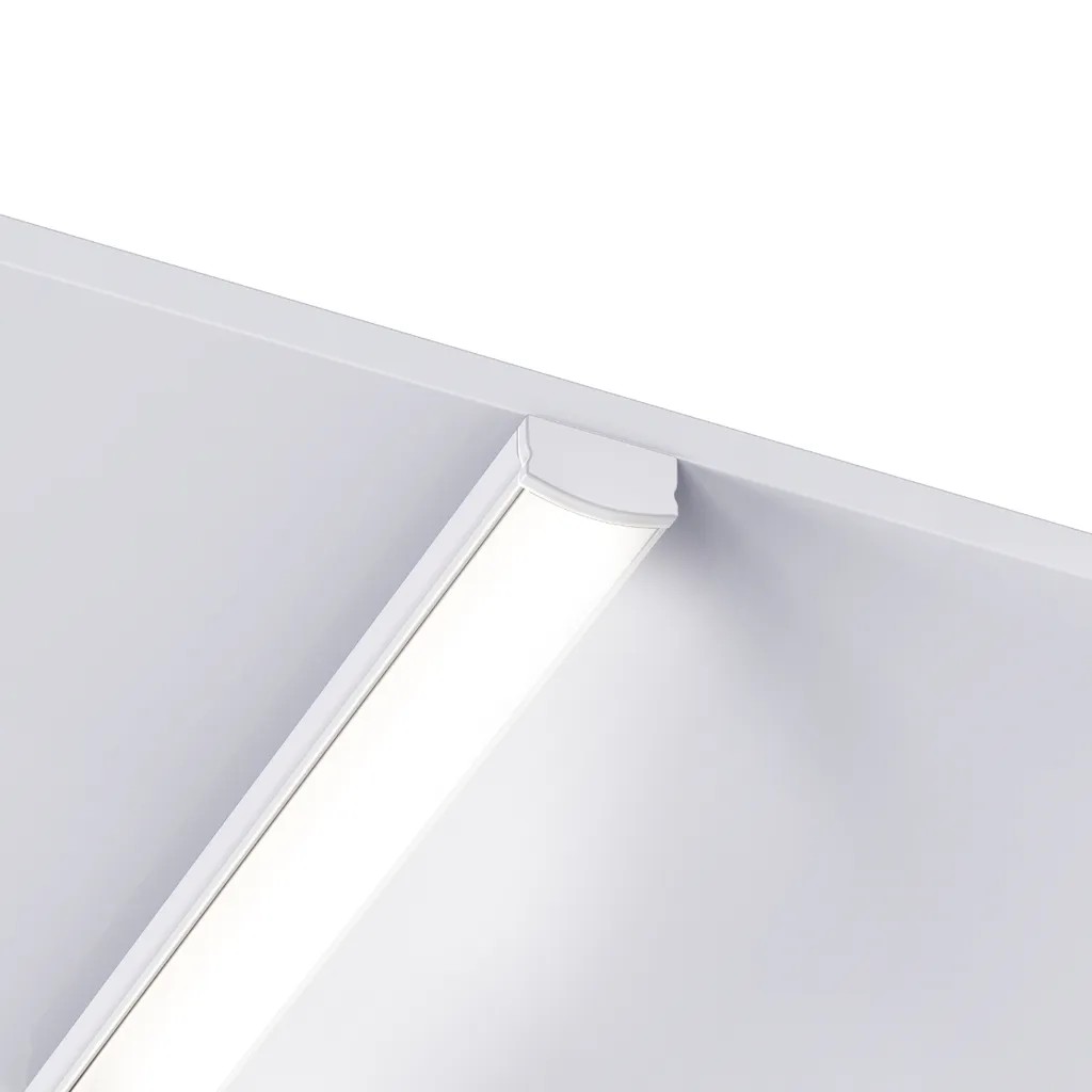 109023 - 2 m Led Profile Surface White Alu-Ldp 5