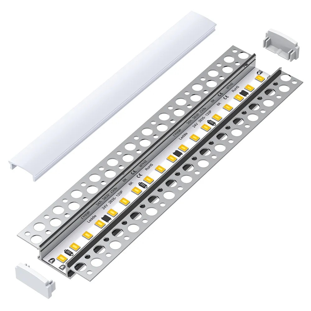 109036 - 2 m Led Profile Inbouw Gyproc Alu-Ldp 2