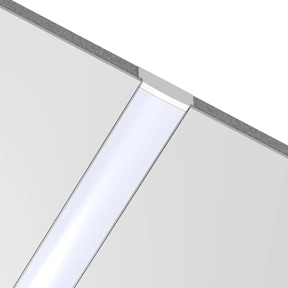 109036 - 2 m Led Profile Inbouw Gyproc Alu-Ldp 4