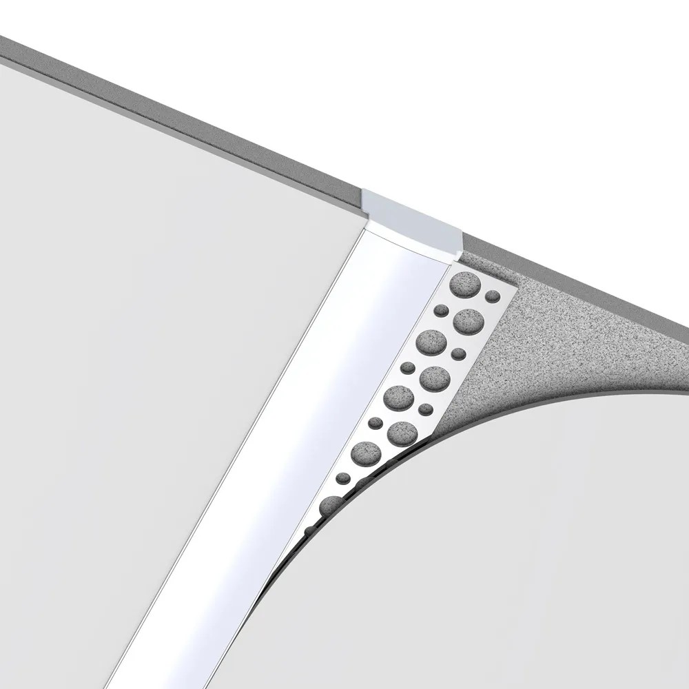109036 - 2 m Led Profile Inbouw Gyproc Alu-Ldp 6