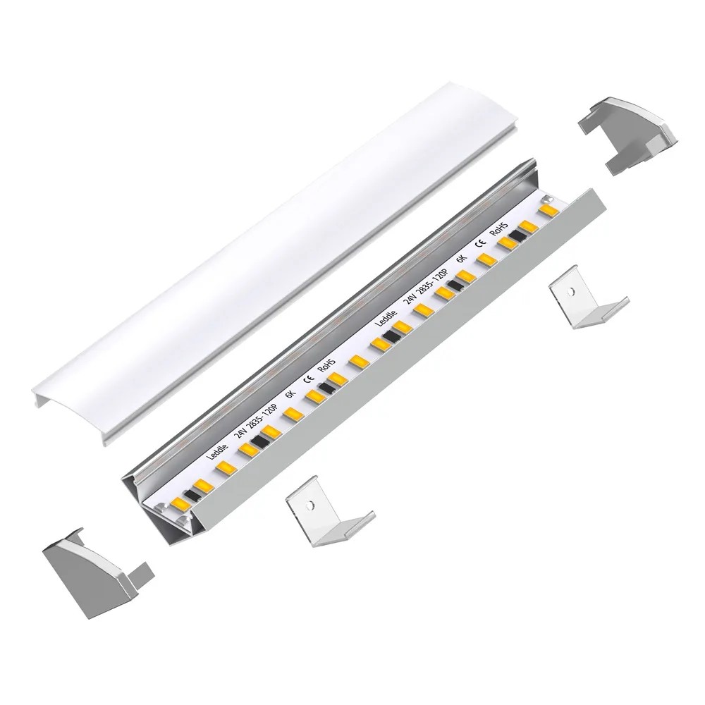 109069-1 m Led Profile Corner Alu-Ldp 2
