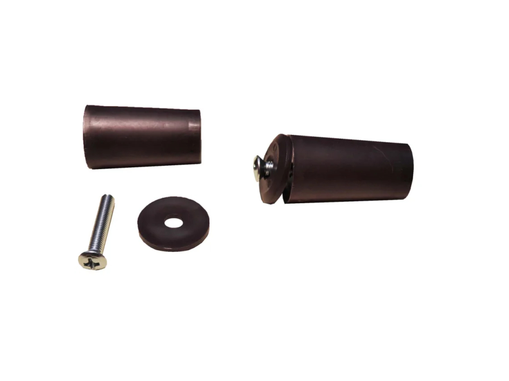 2 Aanslagstops Rolluik, Wit 40 mm