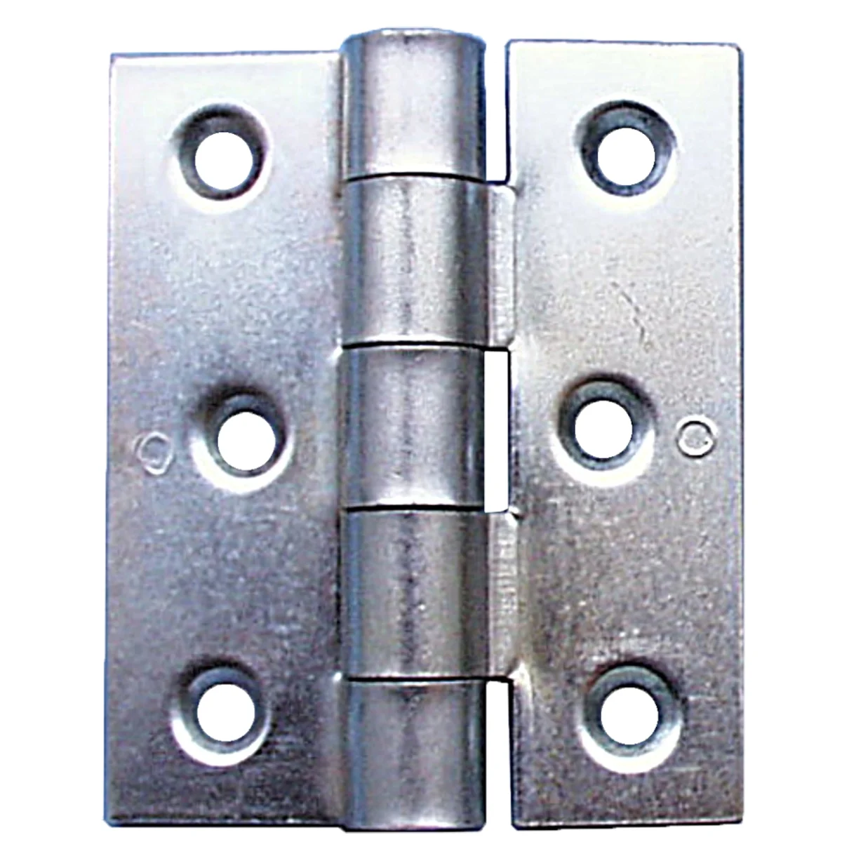 2 Briketscharnieren, Verzinkt 74 mm