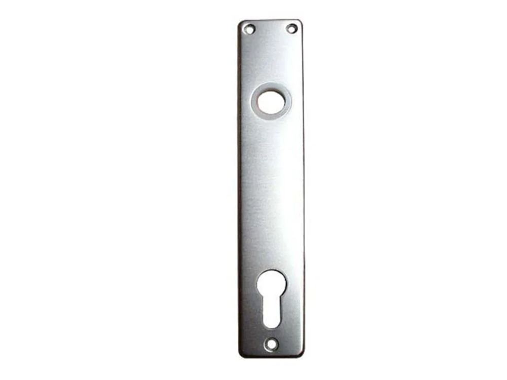 2 Deurschilden Cilindergat Alu F2 110x210mm