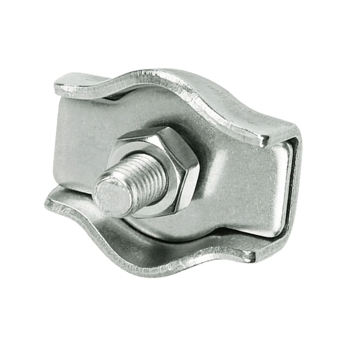 2 Kabelklemmen "Simplex" Verz. 6 mm