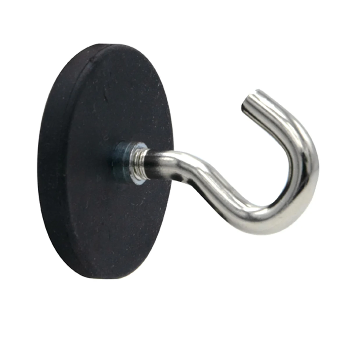 2 Neodymium Magneethaken Zwart
