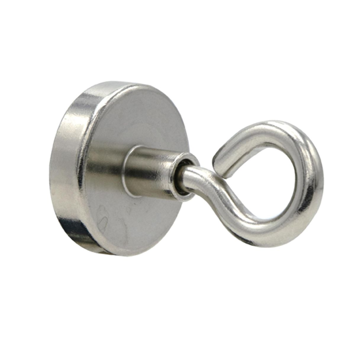 2 Neodymium Magneetogen Zilverkleurig