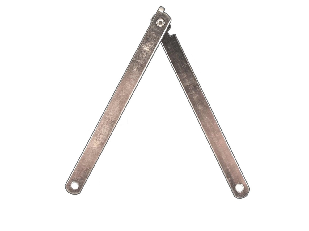 2 Schraagscharen, Verzinkt 130 mm