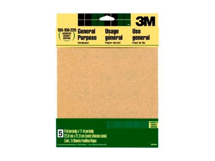 3 m Ao Schuurpapier P100/150/22 0 2