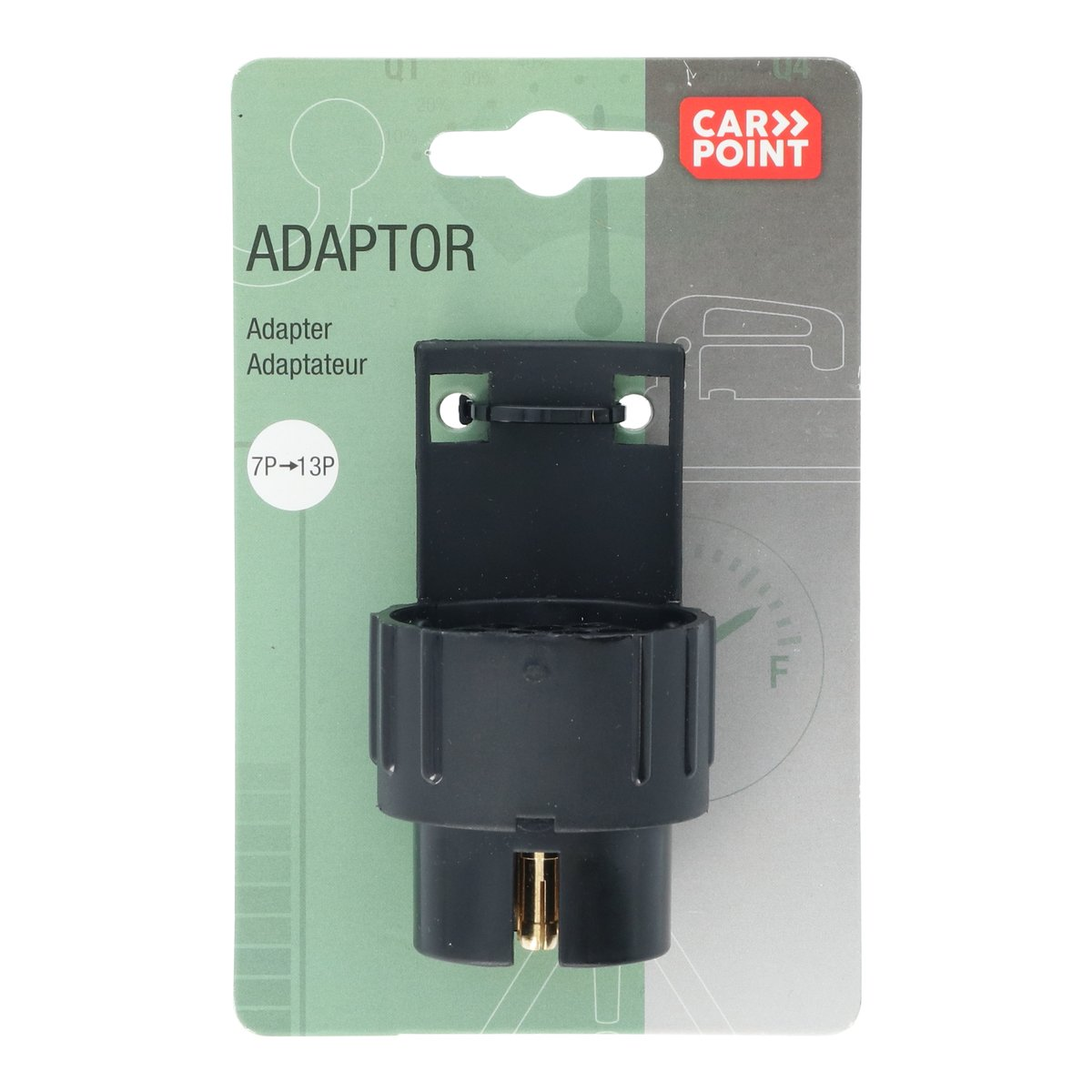 Adapter Kort 7-13-Polig 12v 6