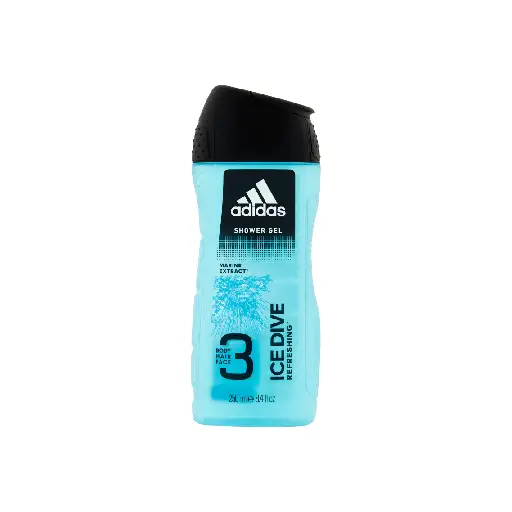 Adidas - Douchegel - Ice Dive - 3 in 1 - 250 ml