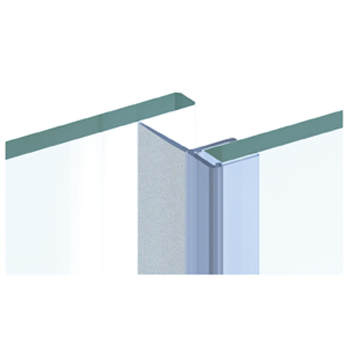 Afdichtingsstrip Loodr. Schuifdeur 2.01 m