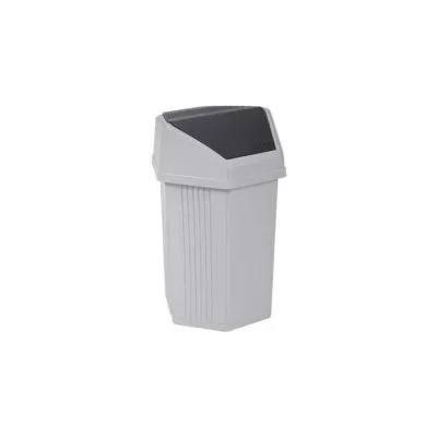 Afvalbak 15 l Wit/antr 2
