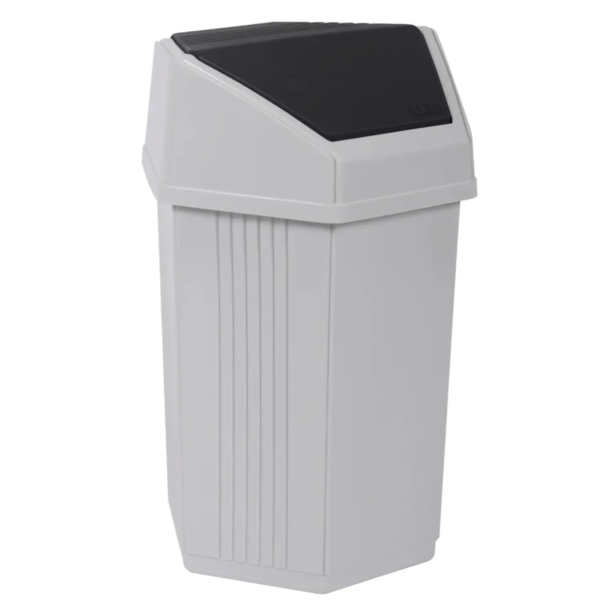 Afvalbak 25 l Wit/antr