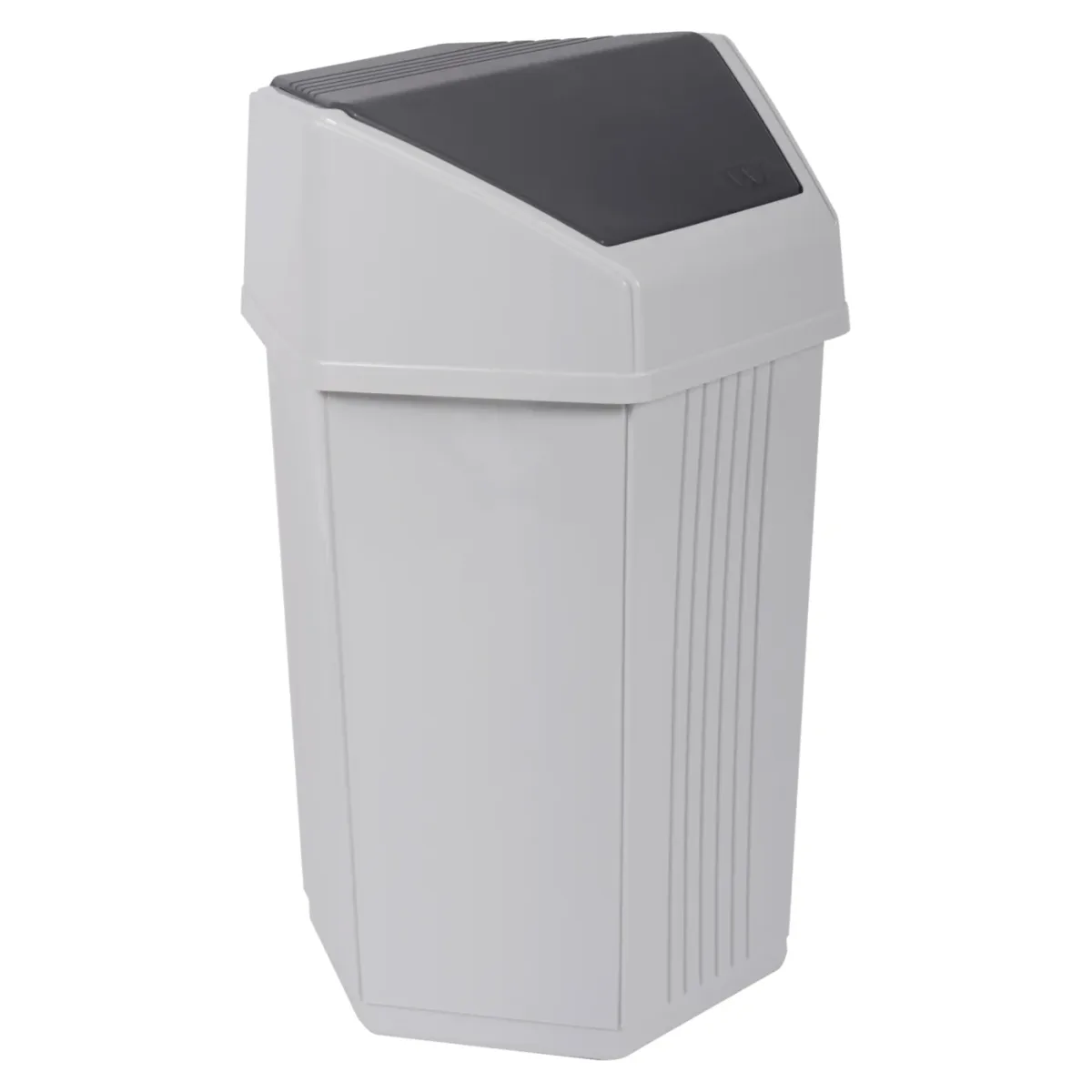 Afvalbak 50 l Wit/antr