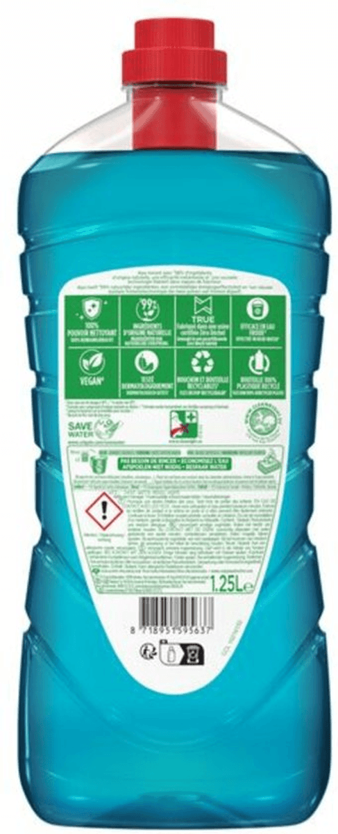 Ajax 1.25 l Vloerreiniger/eucalyptus 2