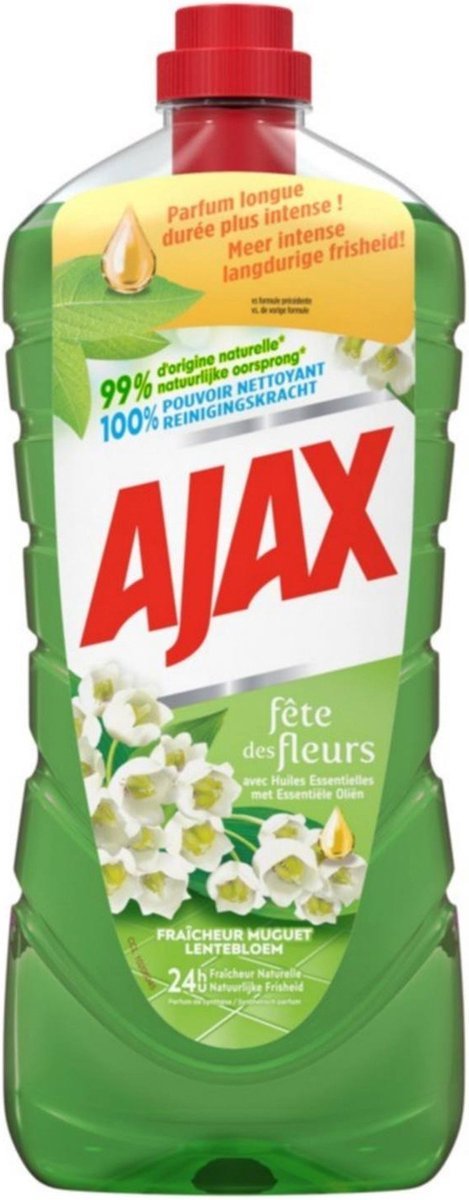 Ajax Allesreiniger Groene Bloemen 1.25 l 2