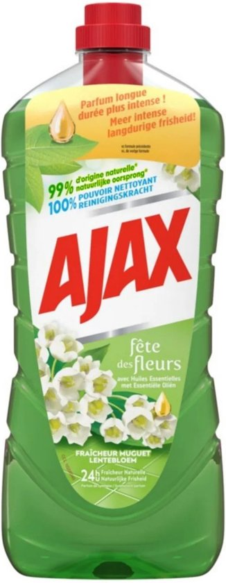 Ajax Allesreiniger Groene Bloemen 1.25 l 4