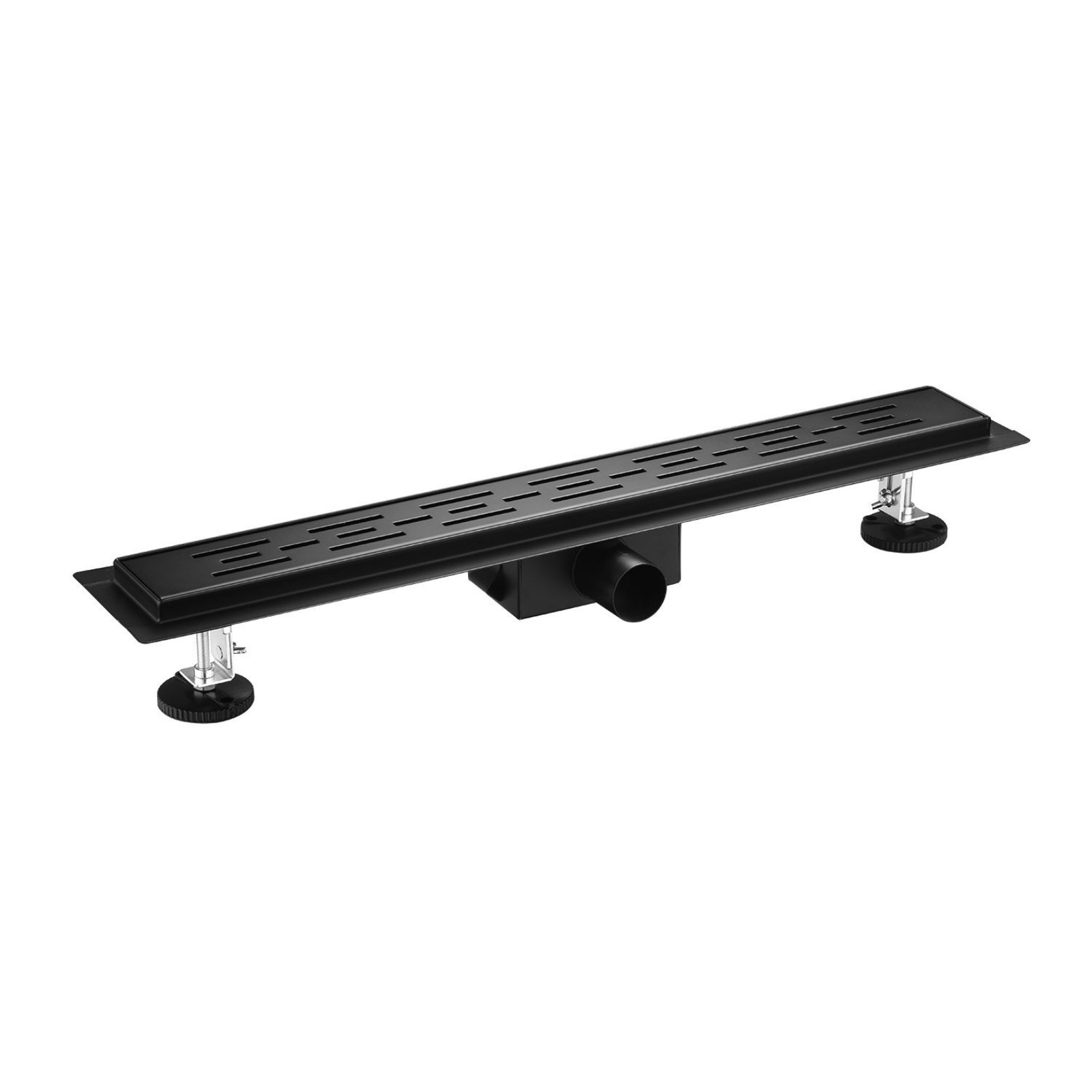 Aloni Douchegoot Rvs Zwart 90 cm