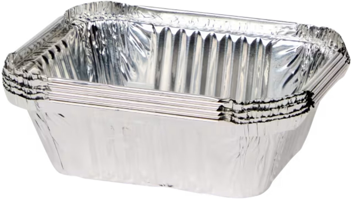 Alu Bak met Deksel 0.5 l 10st 2