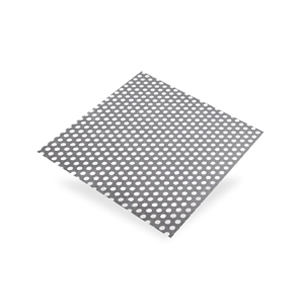 Alu Plaat Geanod. Geperf. Rond 1 mm 500x250mm