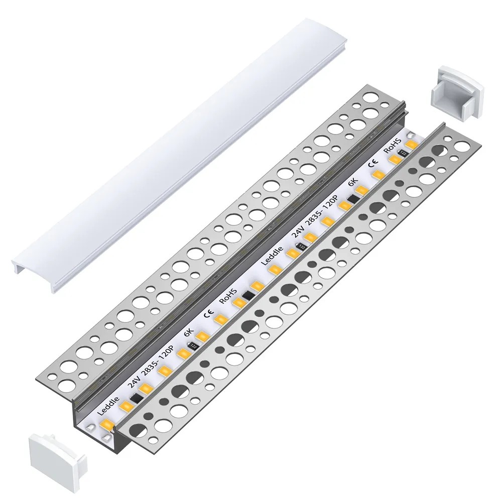 Alu Profiel Led Strip 2 m voor Gyproc 109104 2