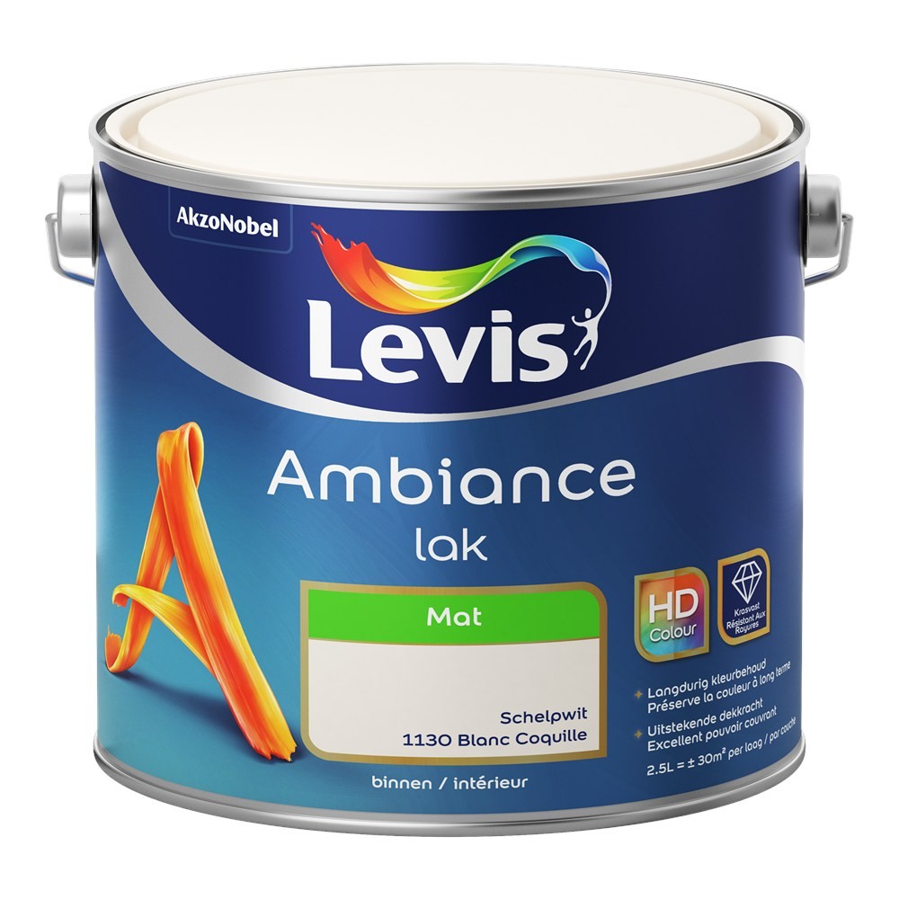 Ambiance Lak 2.5 l 1130 Schelpwit