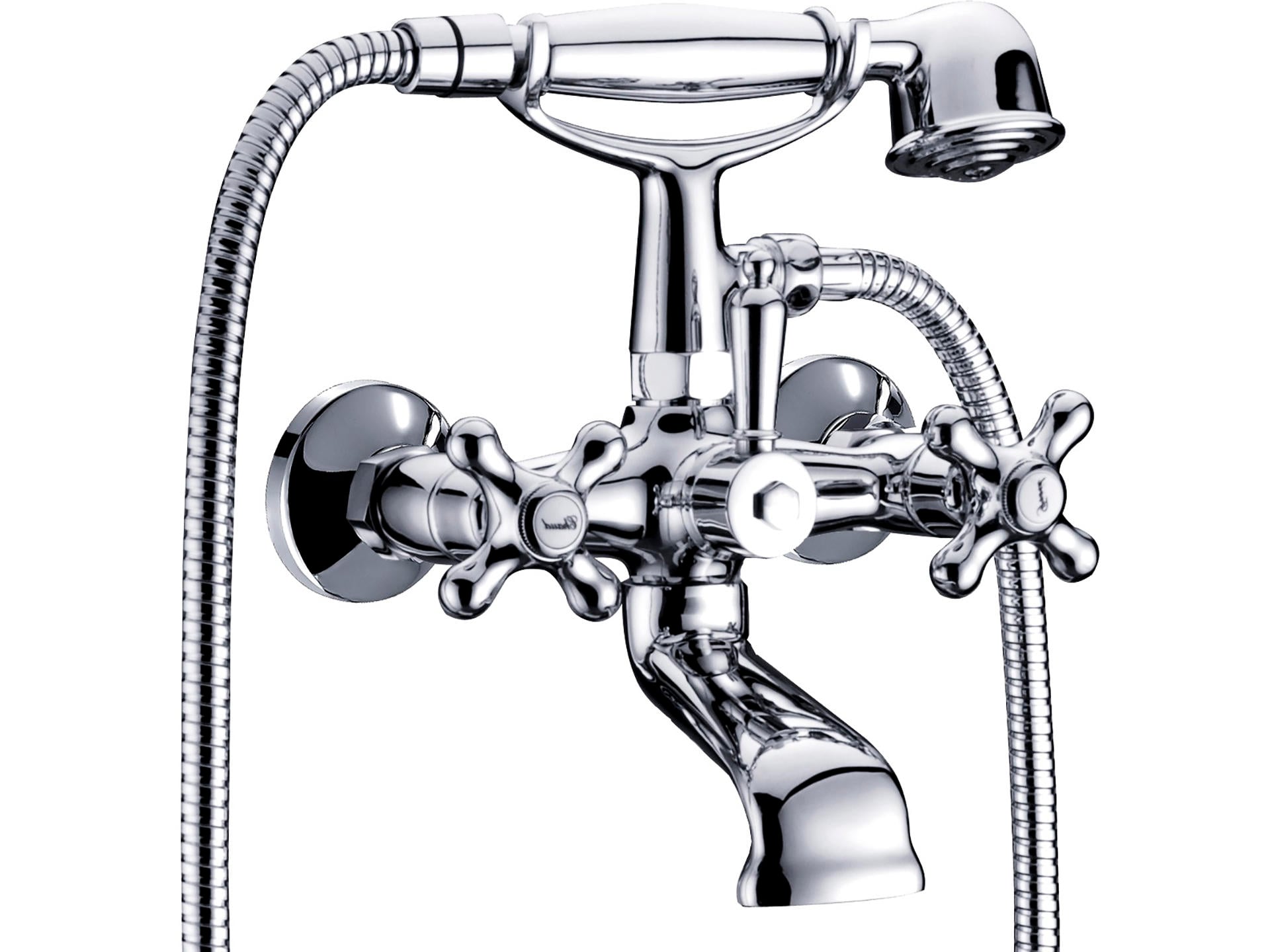 Ancona Bad/douchekraan Chrome Compleet