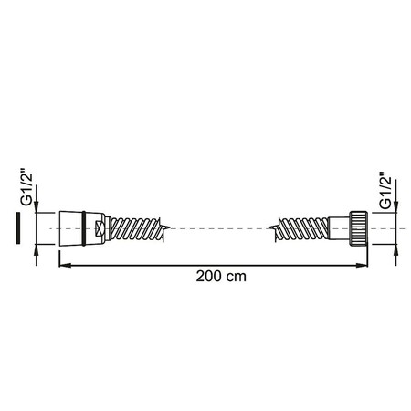Aquaflex Douchdarm 200 cm 2