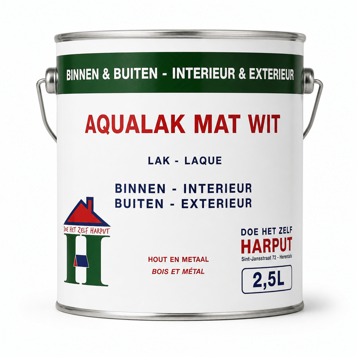 Aqualak Mat Wit 2.5 l