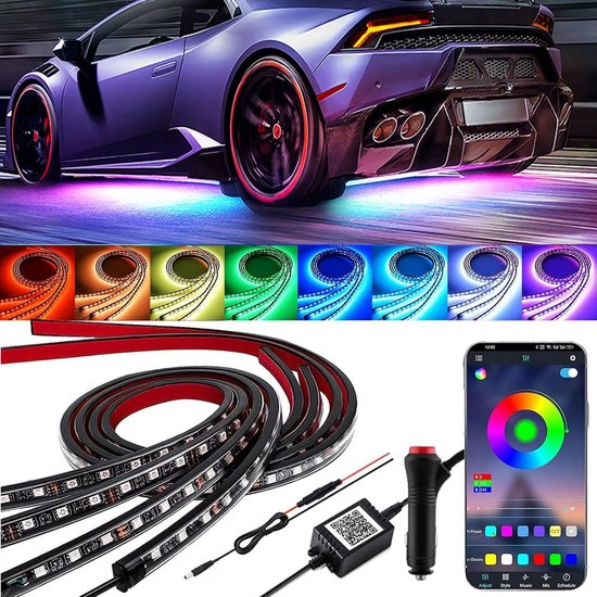 Auto Ledstrip 12v Rgb 4