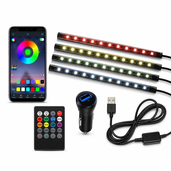 Auto Ledstrip 12v Rgb 5