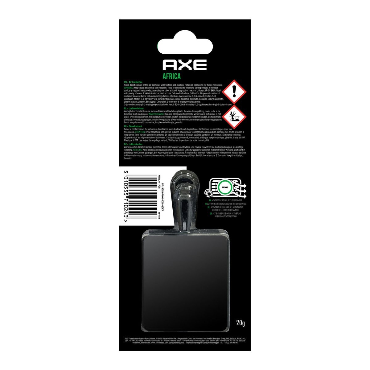 Autogeur Axe Mini Vent Africa