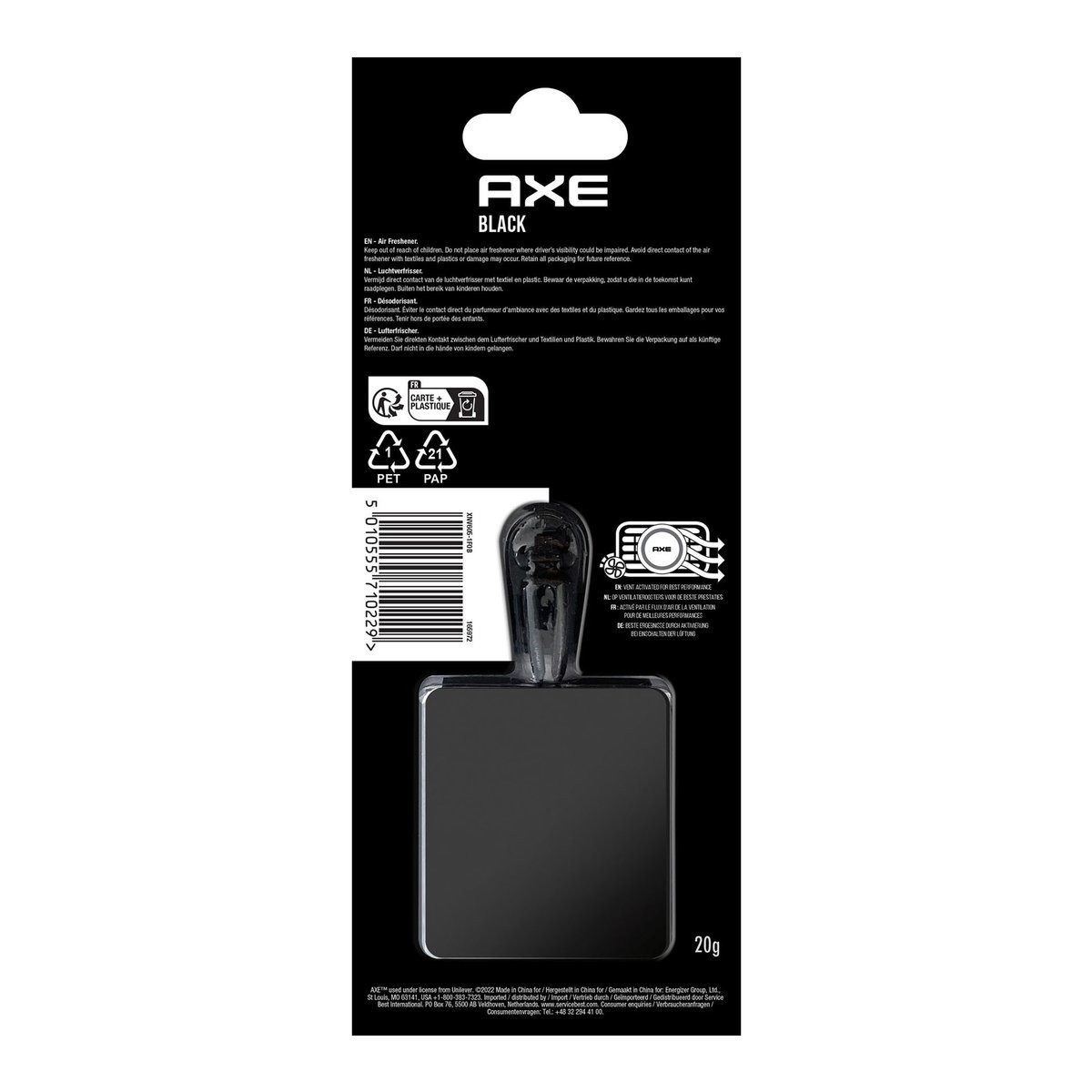 Autogeur Axe Mini Vent Black