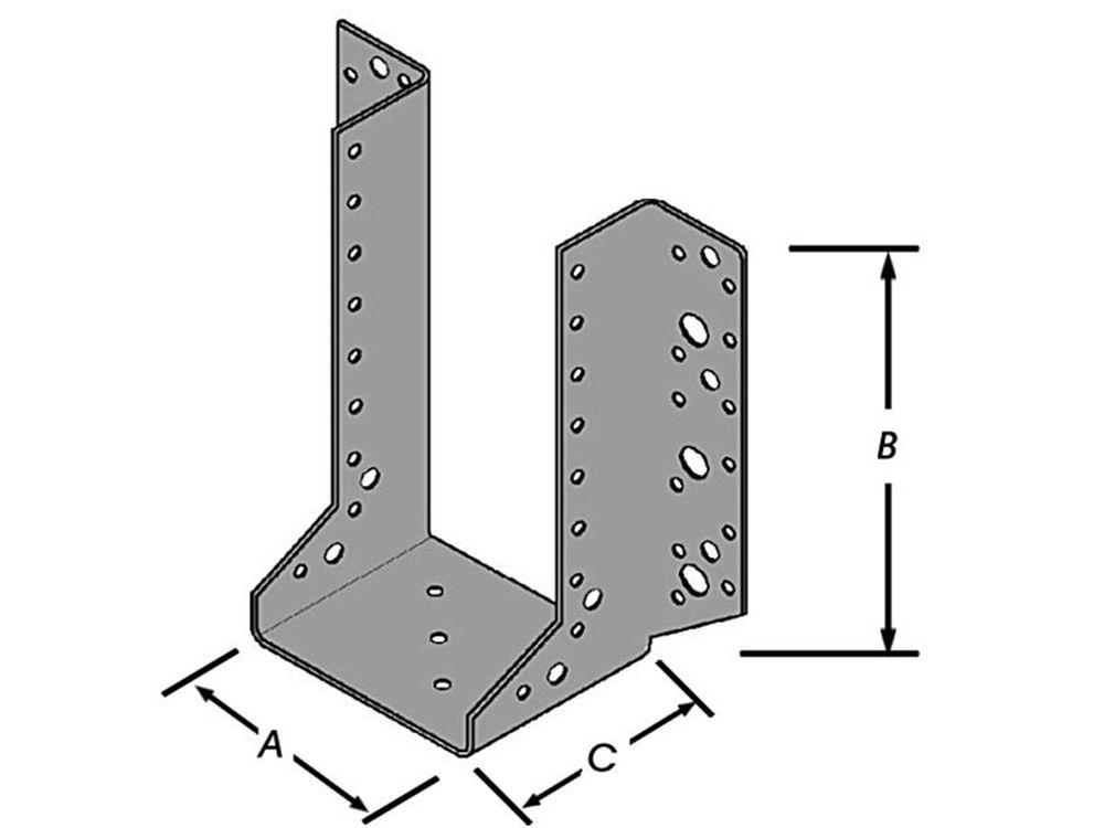Balkdragers Opleg, Zwaar 143x50 mm
