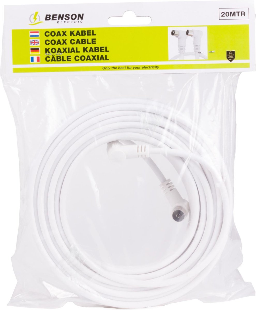 Bellson Coax Kabel 20 m 2