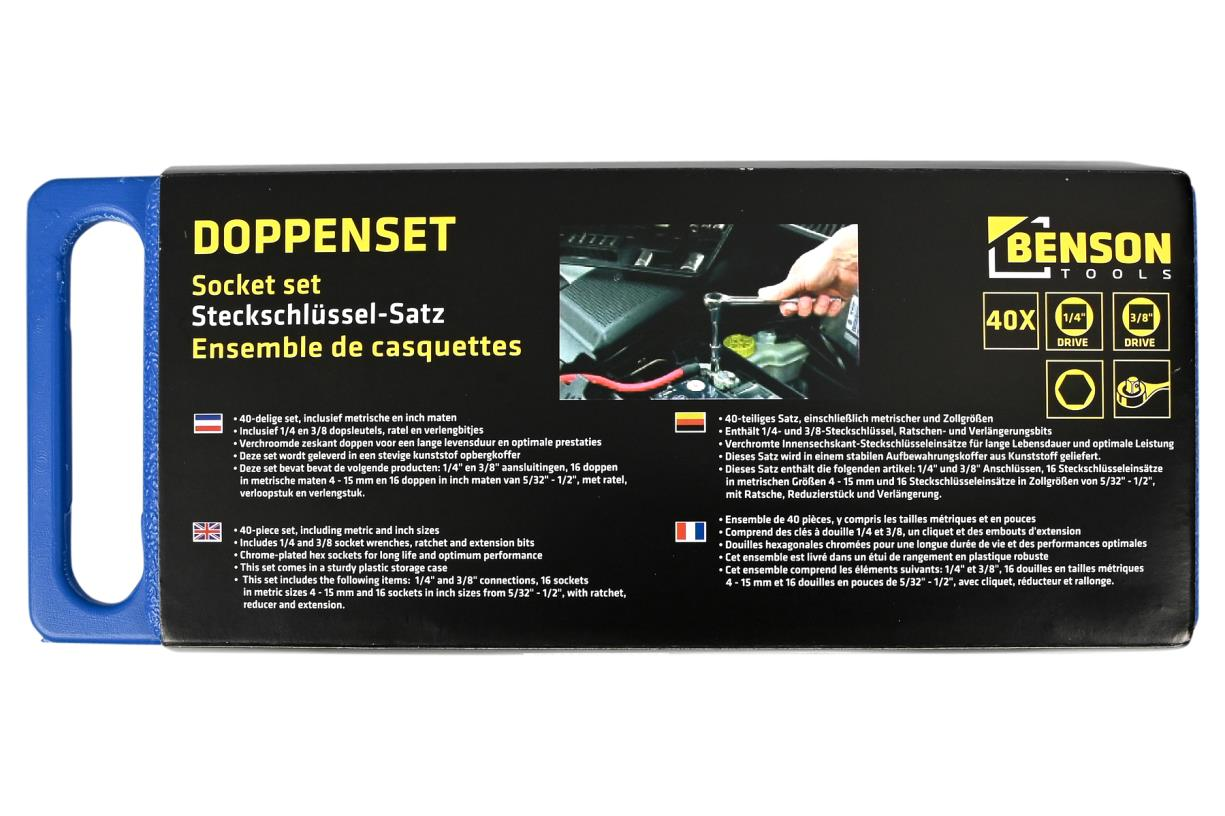 Benson Dopsleutelset 40delig 6