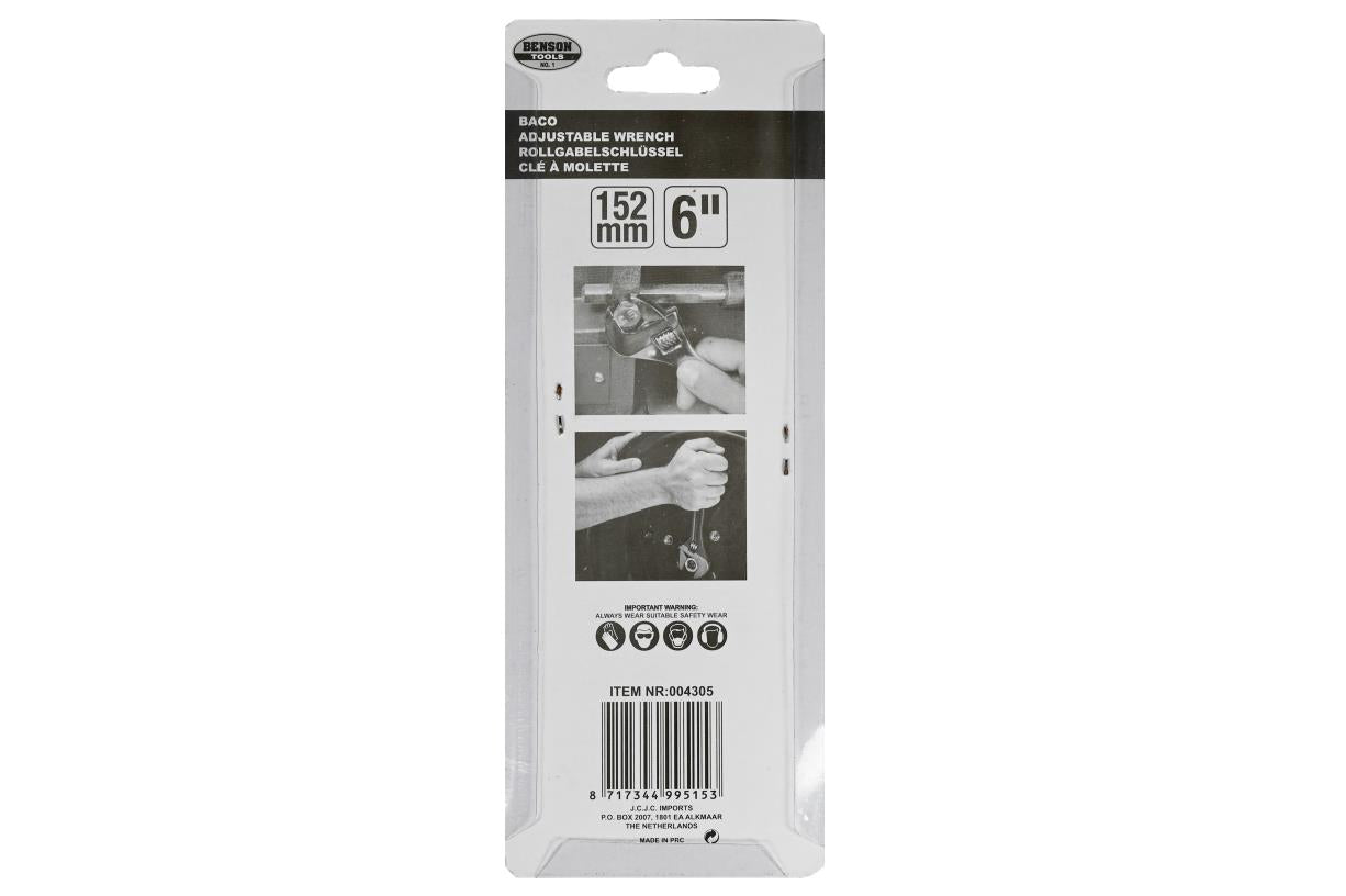 Benson Engelse Sleutel 6" 5