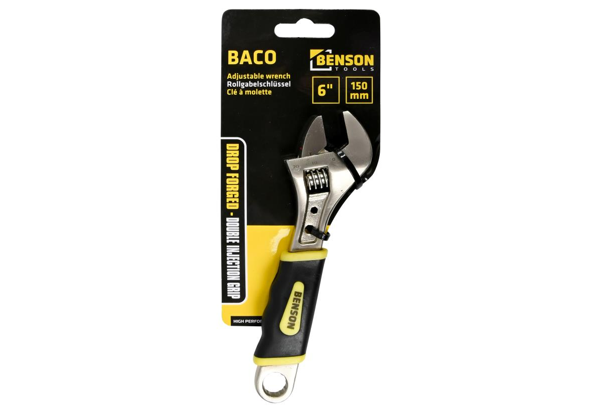 Benson Engelse Sleutel Soft Grip 6"