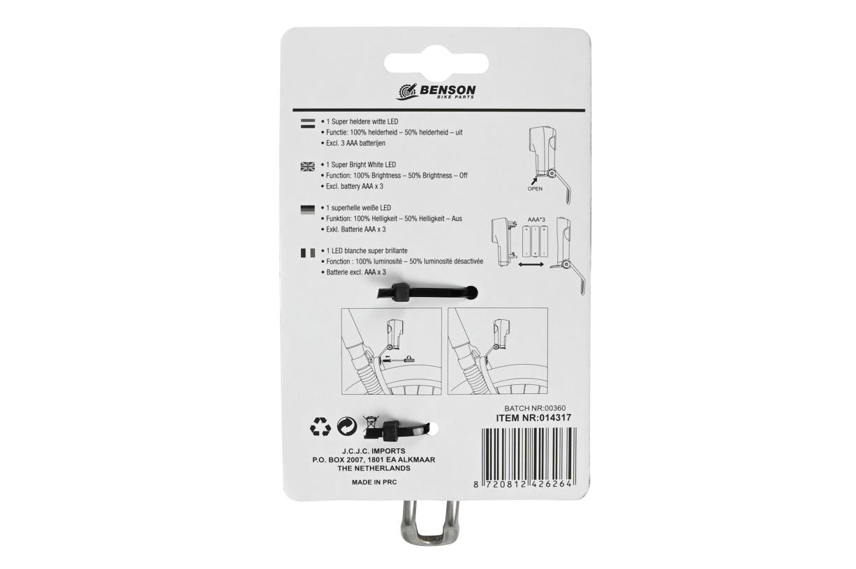Benson Fiets Koplamp Sport Led 4