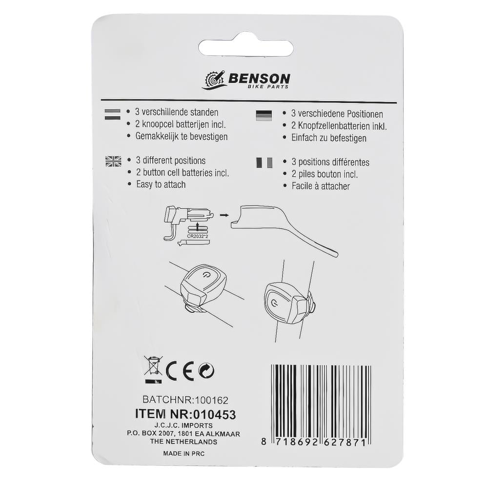 Benson Fietslampen Set Silicone 4
