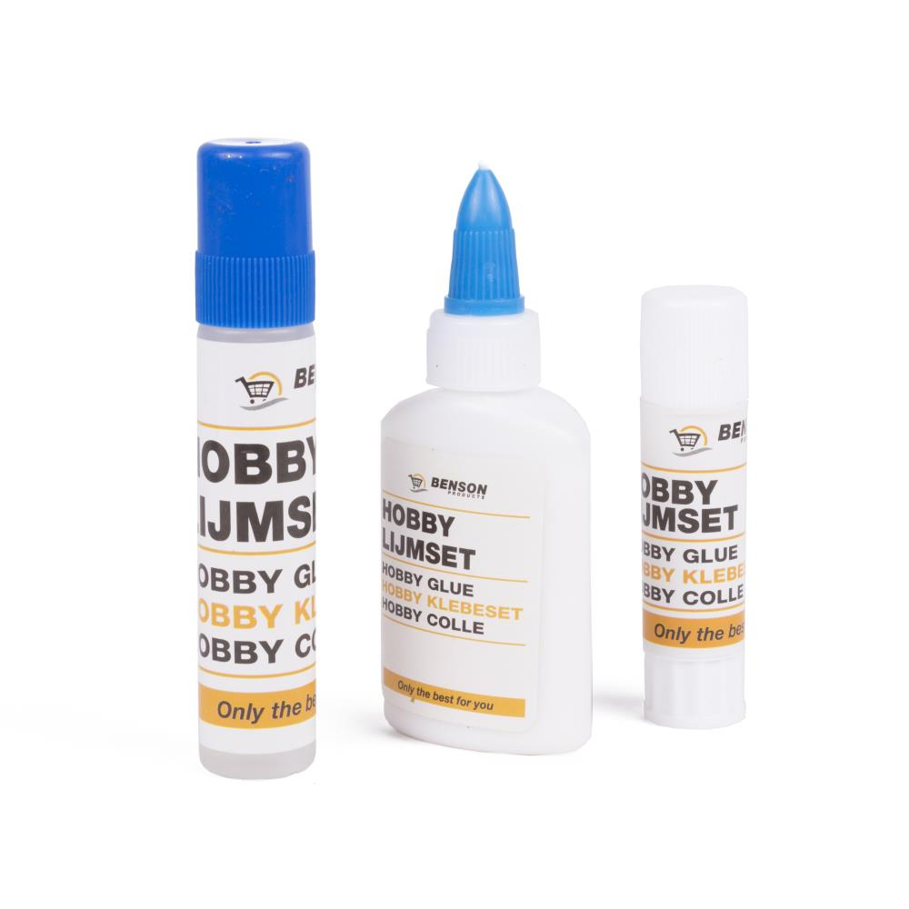 Benson Hobbylijmset 3dlg