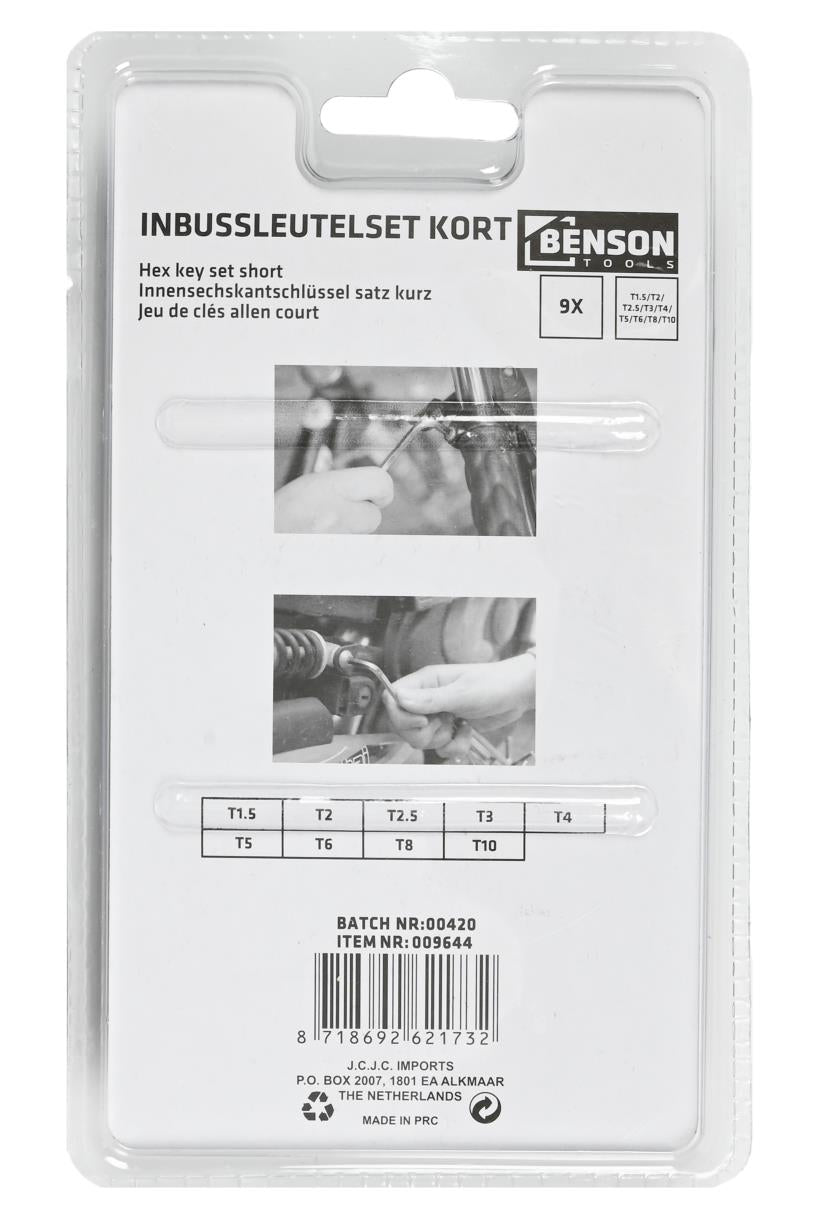 Benson Inbus Set 9dlg 3
