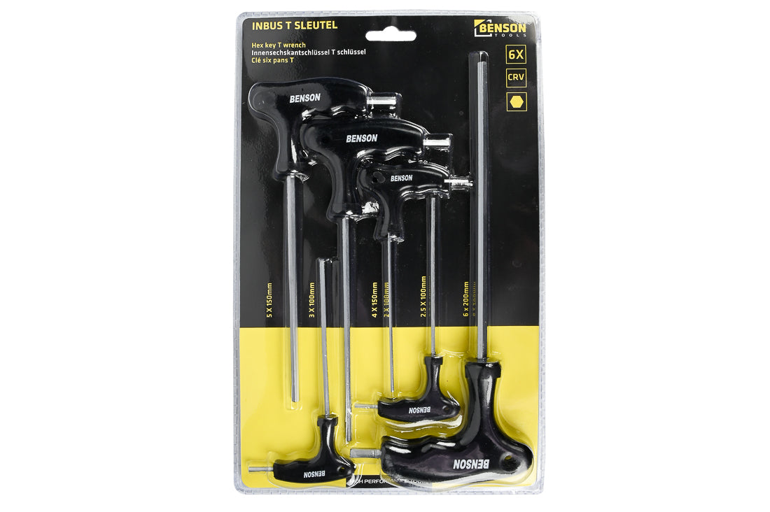 Benson Inbussleutel Set T-Model 6dlg