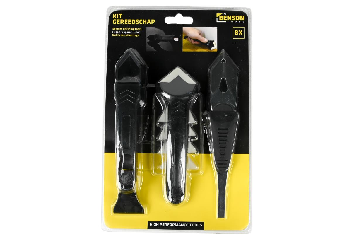 Benson Kit Gereedschap Schrapenset 8delig