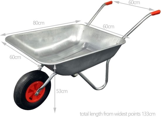 Benson Kruiwagen Gegalvaniseerd 65 l 5